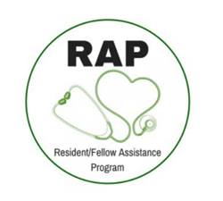 Resident/Fellow Assistance Program icon with stethoscope 