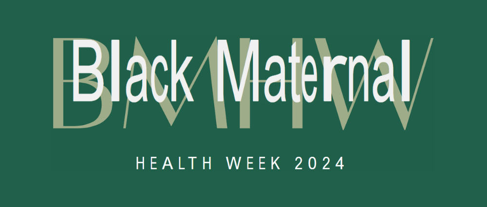 Black Maternal Health Week 2024 logo