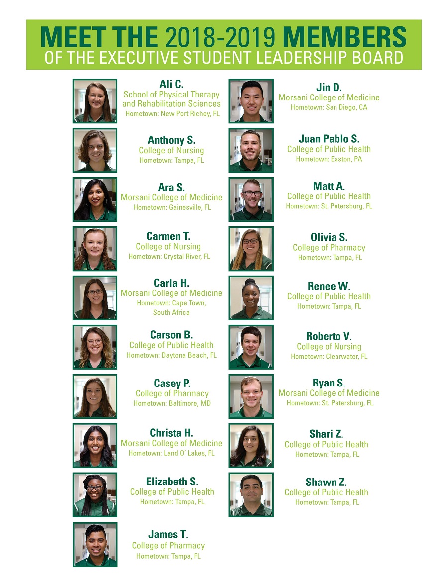 Executive Student Leadership Board | USF Health