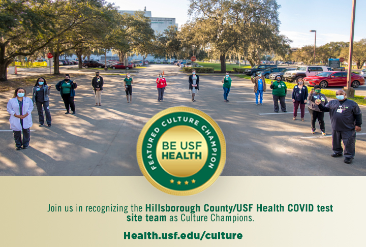 Hillsborough County/USF Health COVID Test Site Team