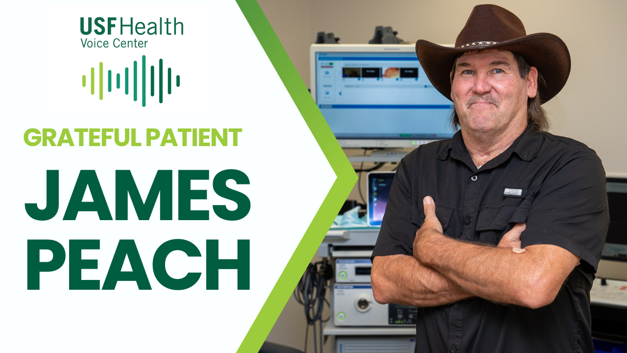 USFHealth-Voice_Center-James_Peach-Grateful_Patient