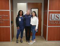MCOM Division of Movement DIsorders Support Staff - Nurse - Lavette Sanders, Front Desk Specialist - Tara McEntar􀆯er, and Administrative Specialist - Olivia Canto—