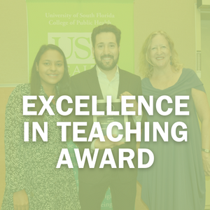 USF COPH excellence in teaching award
