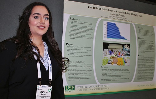 Shari Zamani, a scholarship recipient at COPH undergraduate student