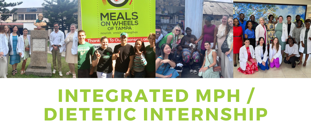 Integrated MPH / Dietetic Internship 
