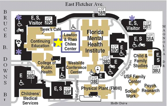 The Chiles Center map
