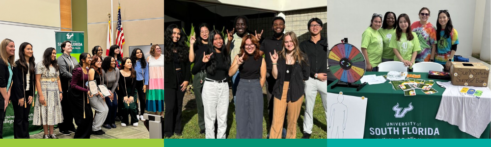 Various images of students from the Health Scholars program