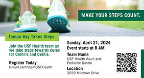Tampa Bay Take Steps walk flyer