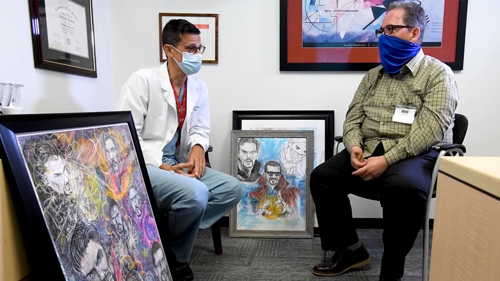 Grateful Patient series video: Dr. Siviero Agazzi and Joel Lopez