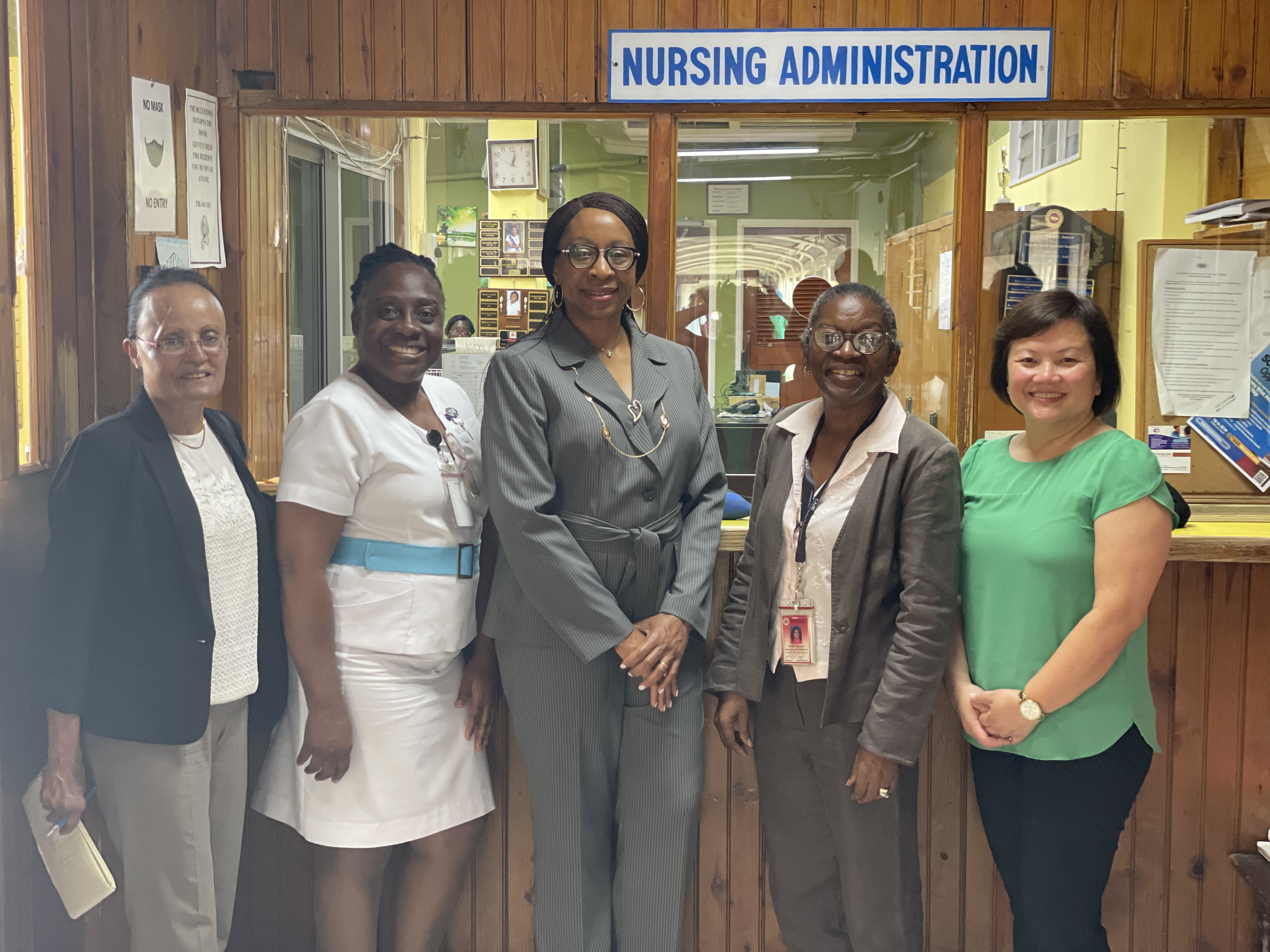 USF College of Nursing Faculty with Nurses from UWI Mona