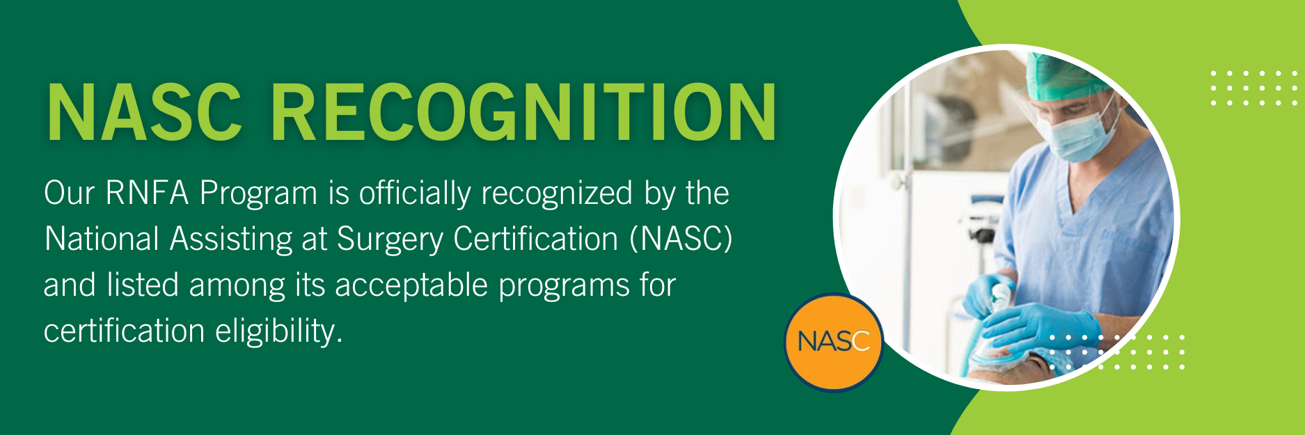 NASC Recognition