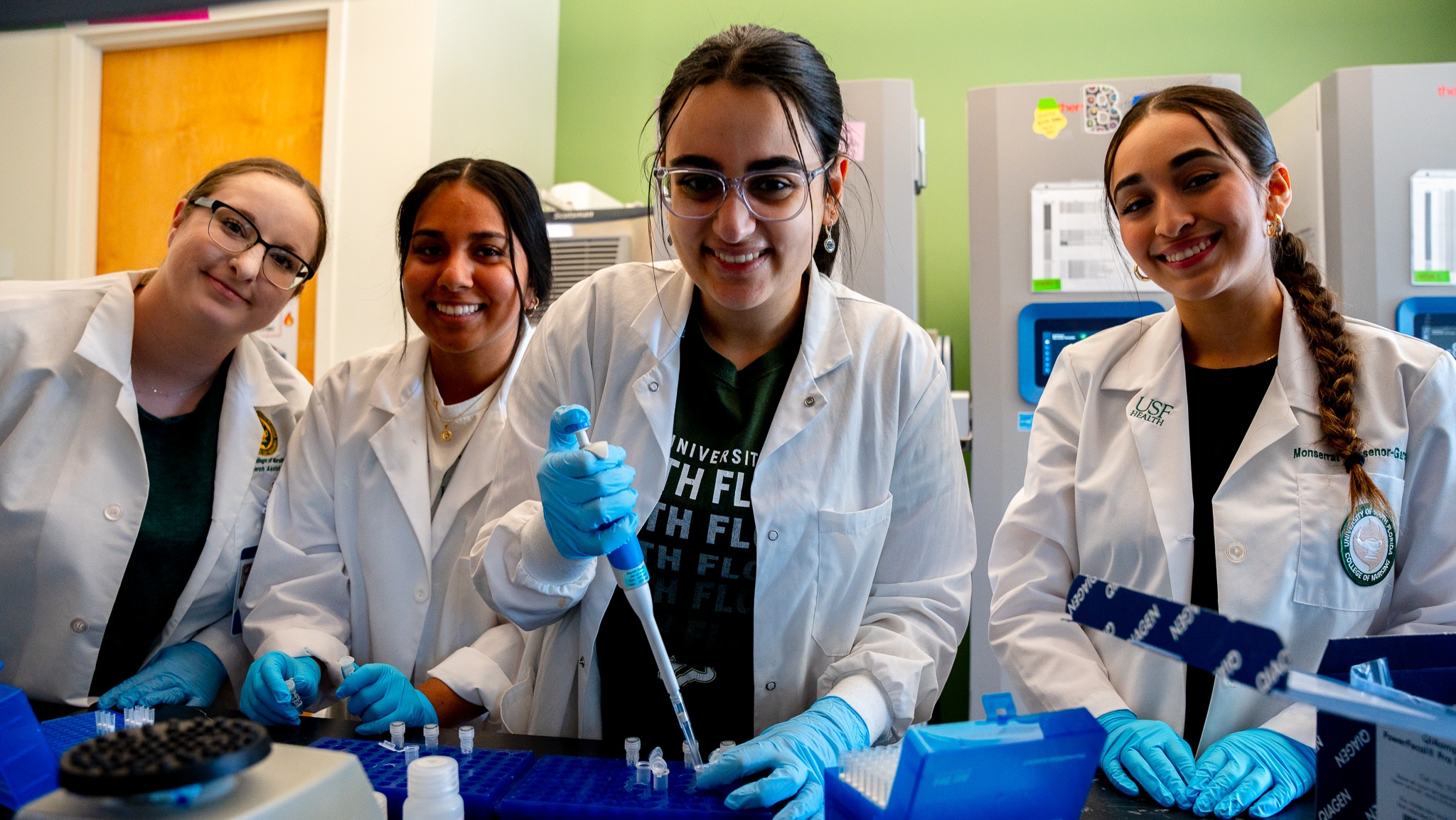 Nursing Students in Biobehavioral Lab