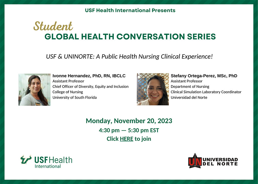 USF & UNINORTE: A Public Health Nursing Clinical Experience!