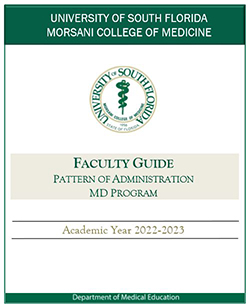 Faculty Guide – Pattern of Administration MD Program