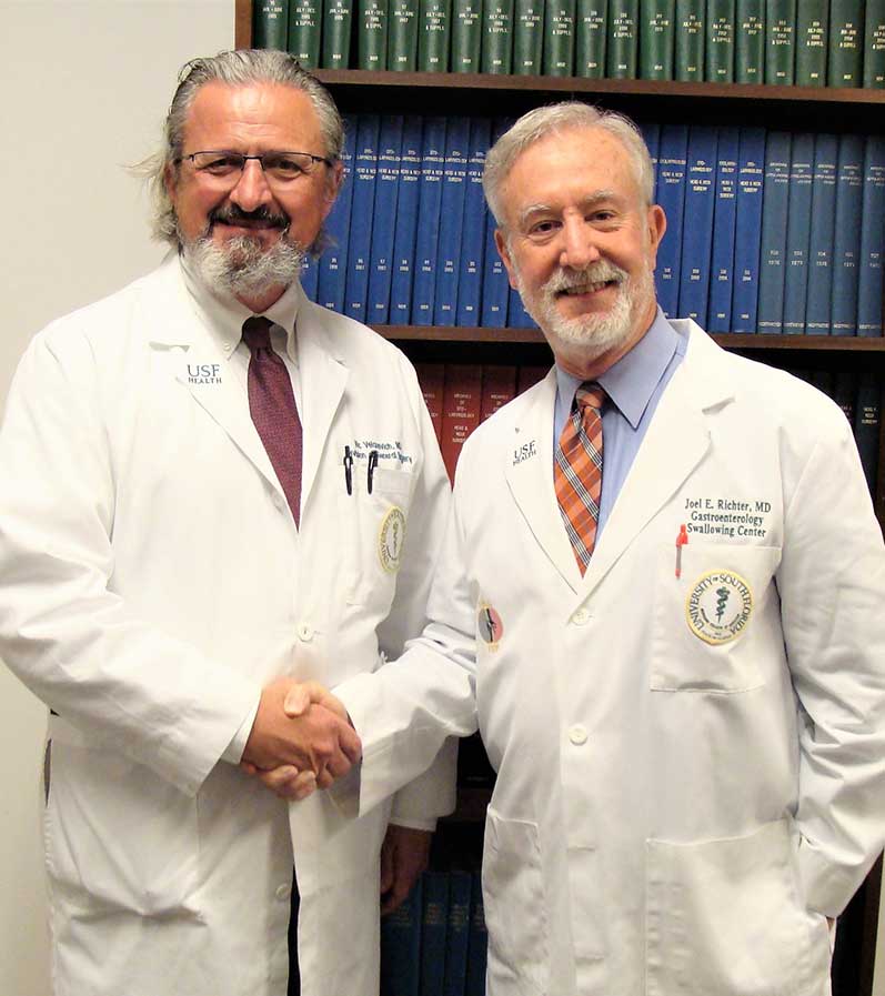 Dr. Vic Velanovich and Dr. Joel Richter