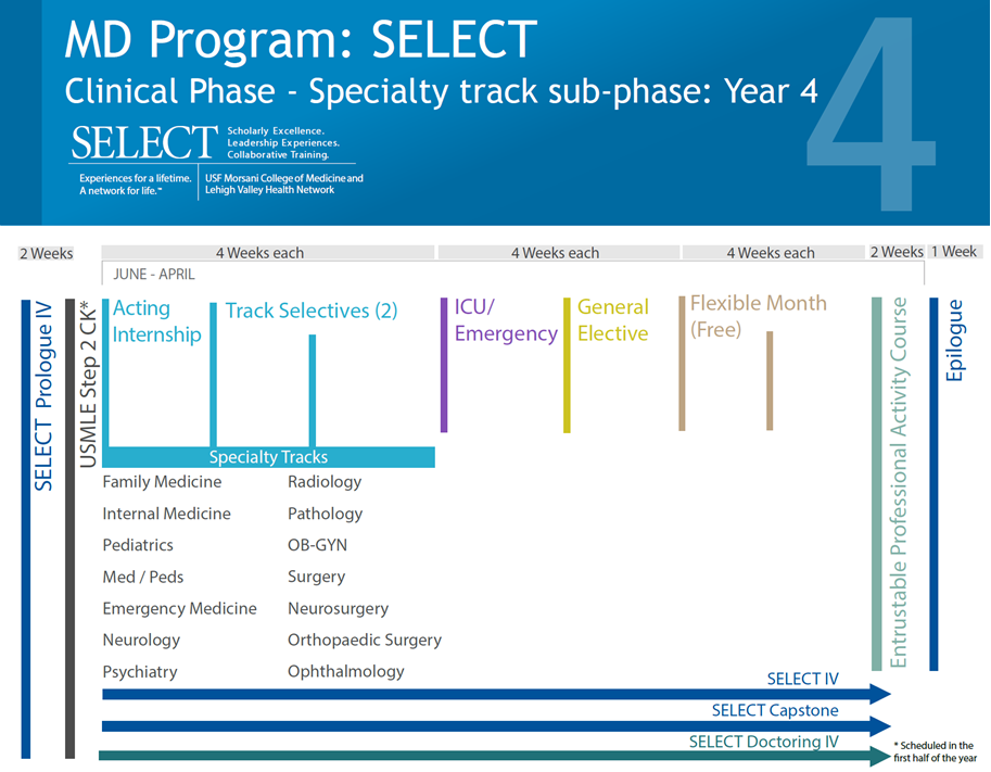 SELECT MD Curriculum Map Year 4