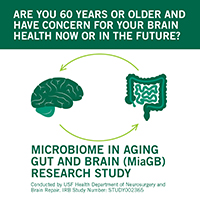 Poster reading: MICROBIOME IN AGING GUT AND BRAIN RESEARCH STUDY