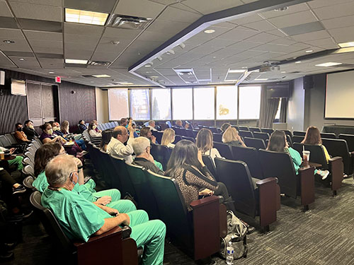 Audience of a Grand Rounds lecture