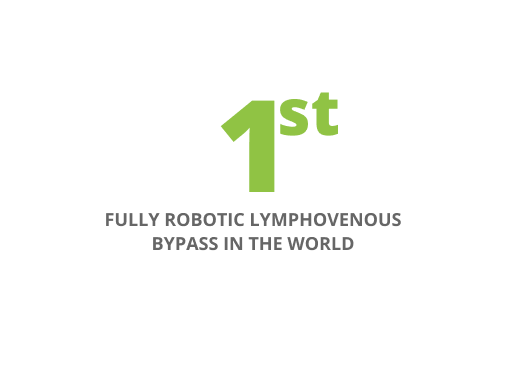 First fully robotic lymphovenous bypass in the world