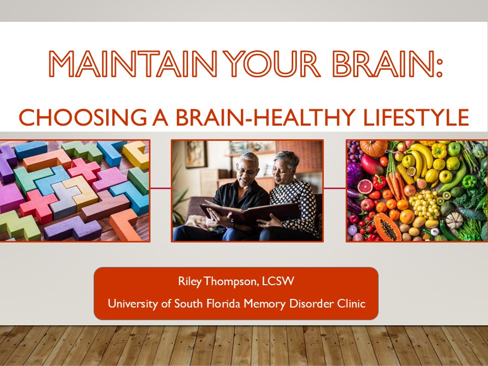 Choosing a Brain Healthy Lifestyle Graphic 