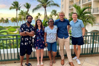 Heart Institute administration at the SRAI Southern-Northeast Section Meeting in Rio Grande, Puerto Rico