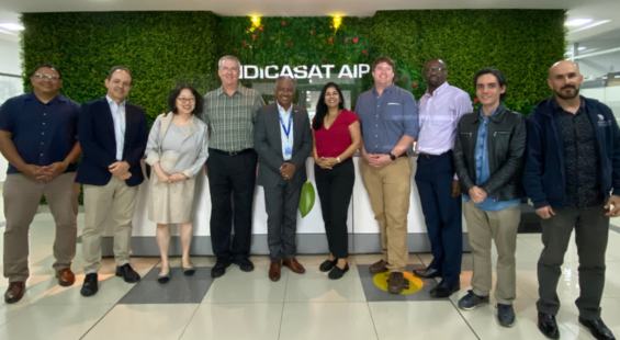 USF Health Panama group at IDICASAT headquarters