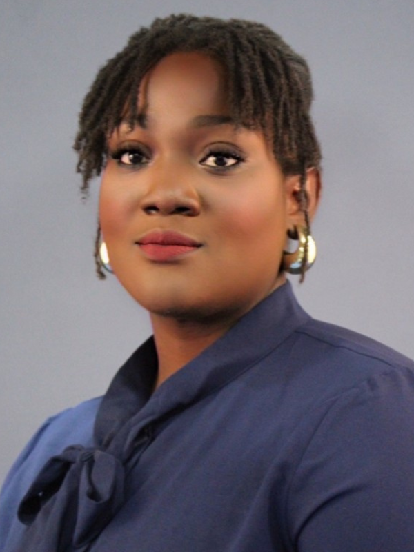 A headshot of Cathia Jean