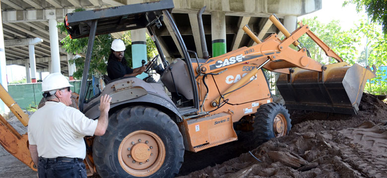 construction heavy machinery