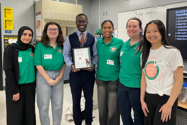 Members of the Activist Lab posing for a photo