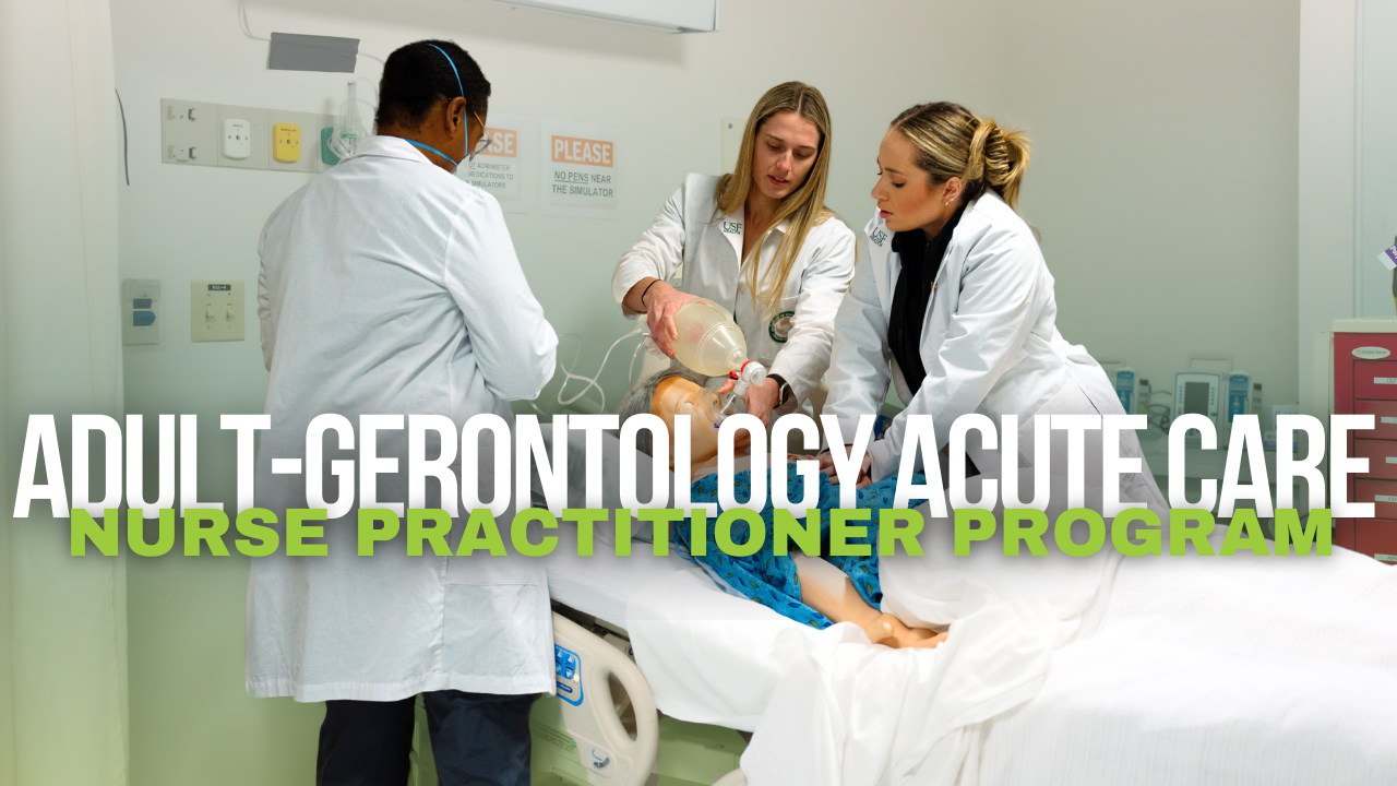 AGACNP students caring for a patient