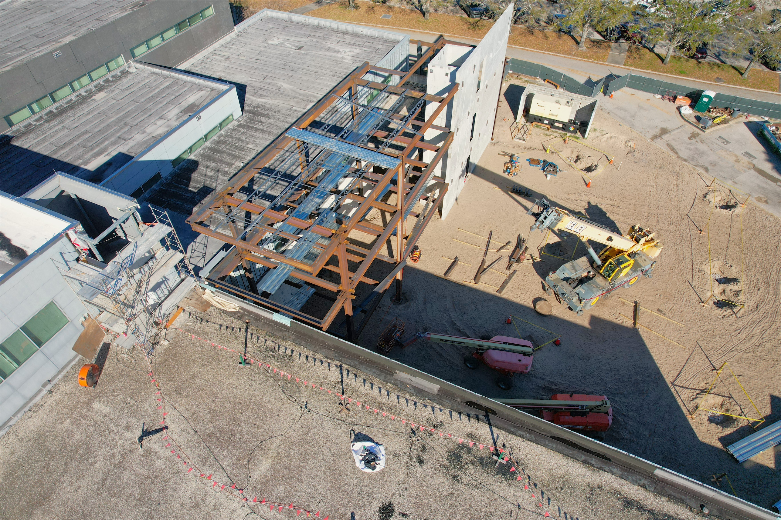 Aerial view of construction 22428
