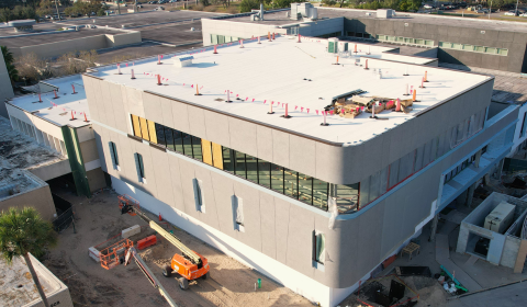 Overhead CON Building