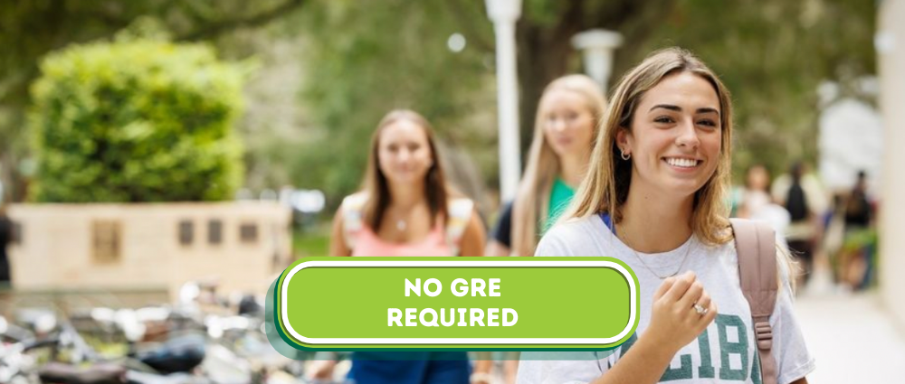 At USF's COPH, no GRE is required 