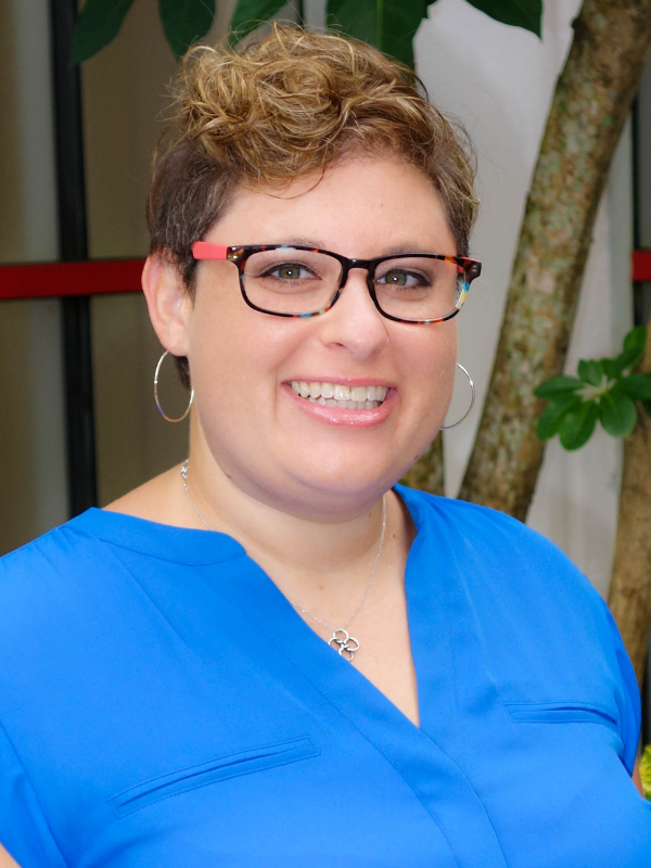 A headshot of Alison Oberne