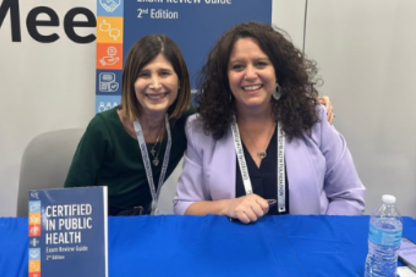 Dr. Liller and Dr. Corvin posing for a photo