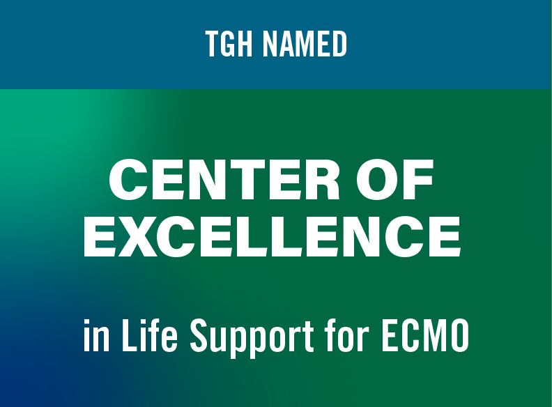 TGH named Center of Excellence in life support for ECMO